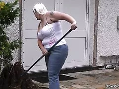 Knulla datum med härlig blond bbw