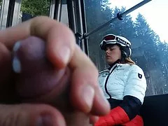 Första blixt med cum par 2