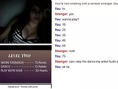 Omegle super het tjej! Jag fick nästan super lucky