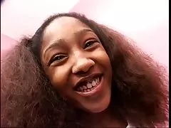 Hårig fitta ebony tjej knullad