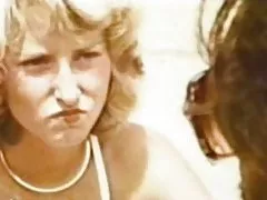 Naturlig skönhet på stranden vintage loop