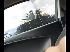 Buss blinkande 3 på en gång