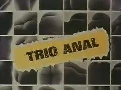 Vintage 70-tal tyska - trio anal - cc79