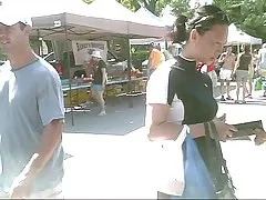 Asiatisk brud - sexiga men hon hade shorts under hennes skrit