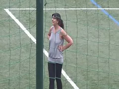 På stadion