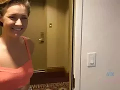 Bailey bae: s las vegas dagen avslutas med en creampie