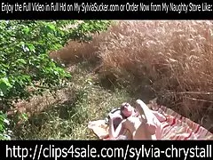 Eve 120's naken erotisk utomhus rökning av sylvia chrystall