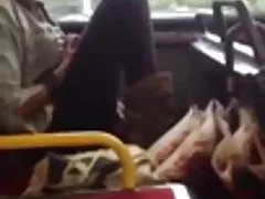 Masturberar på buss