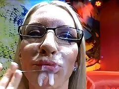 Blondin pov ansiktsbehandling