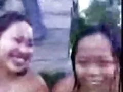 Indonesiska landsbygdens flicka naken