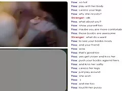 Omegle 01-två lesbisk tonåringar i badet