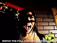 Asa's zombie anal creampie