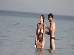 Grekiska strand voyeur
