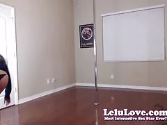 Webbkamera: poledancing strippa fitta närbilder