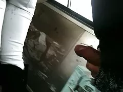 Cum på benen 06 (och rumpa)