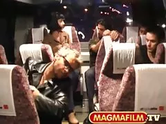 Fan i bussen