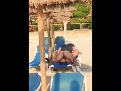 Amatör par jävla på hotell beach!