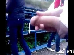 Cum skott i offentliga 3.h.t.b.