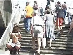 Sexig offentliga babe
